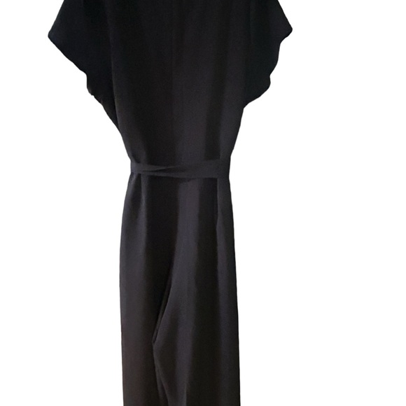 Lane Bryant Size 28 Black Wide Leg Pantsuit with pockets - Picture 6 of 7